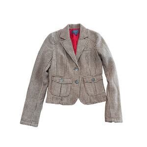American Eagle Women’s  Jacket Houndstooth  Blazer Size S/P